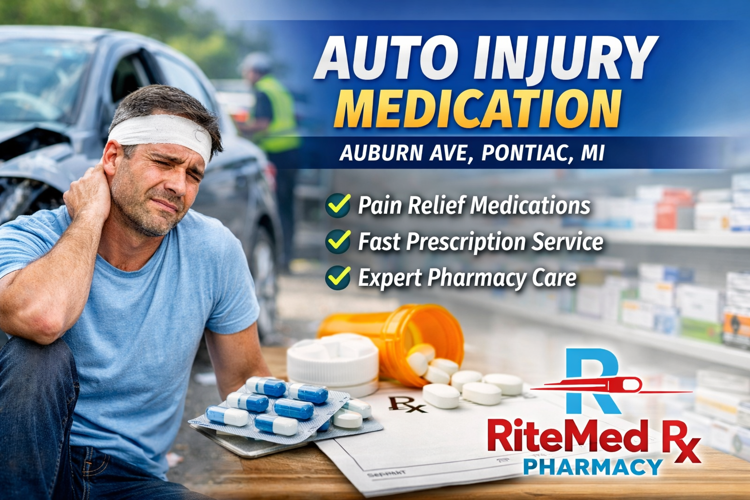 Auto Injury Medication in Auburn Ave